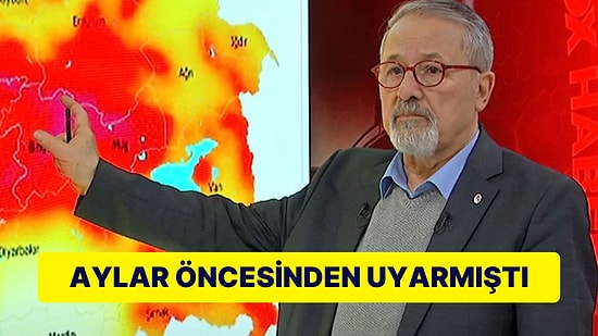 Naci Görür’ün Dikkat Çektiği Bingöl’de Sabah Saatlerinde Korkutan Deprem