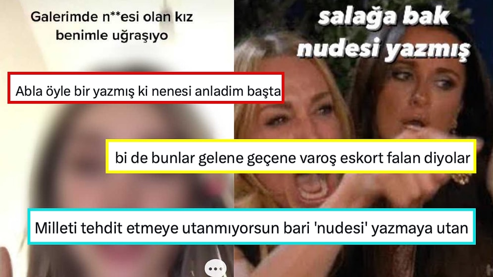 Hemcinsini Elinde Nude Fotoğrafı Olmasıyla Tehdit Eden Kadın Sosyal Medya Kullanıcılarının Gazabına Uğradı