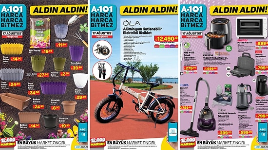 A101'e Katlanabilir Elektrikli Bisiklet Geliyor! 17 Ağustos 2023 A101 Aldın Aldın Kataloğu