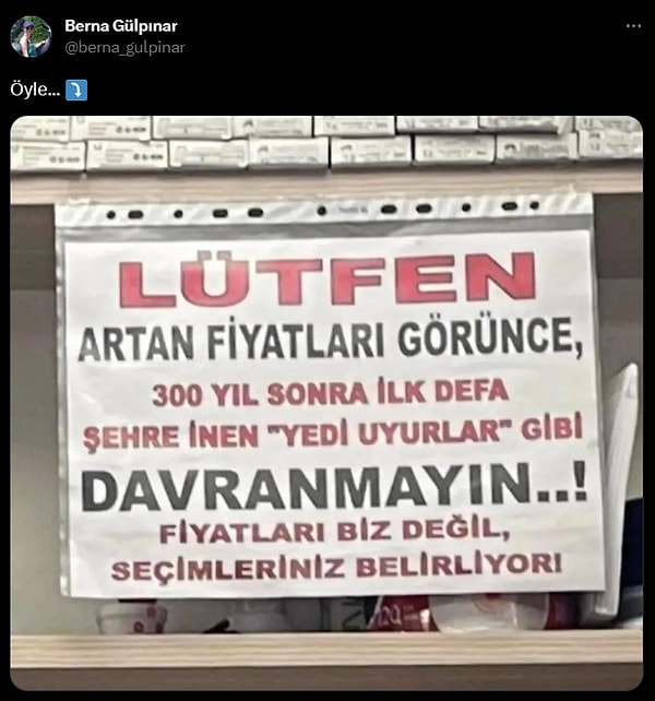 Herkes mağaraya döndü zaten.