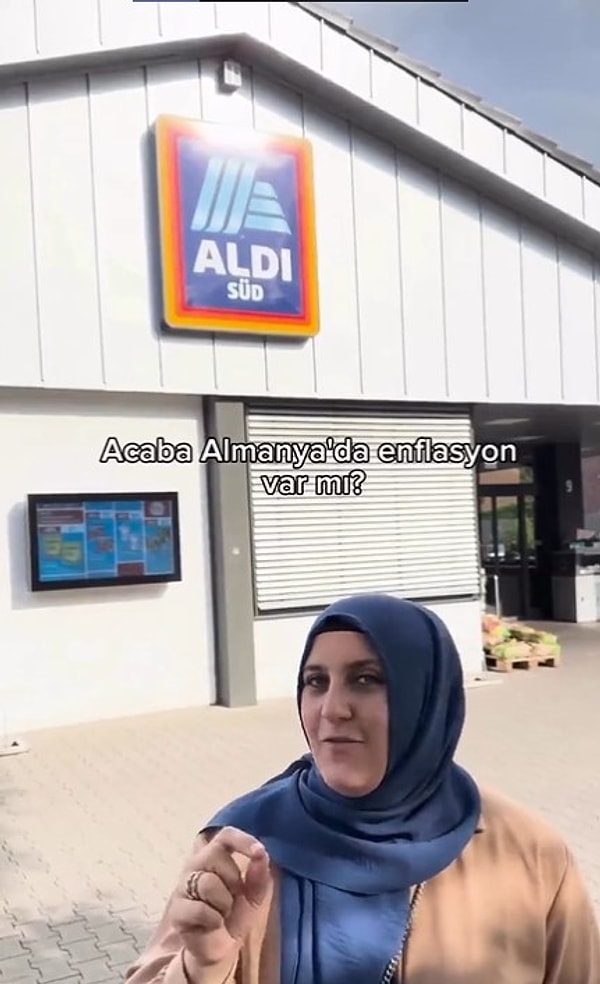 Almanya'da geçen yıl yaptığı alışverişin aynısını bu sene tekrar yapan kadının videosu gündem oldu.