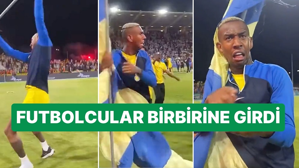 Talisca'nın Hareketi Ortalığı Birbirine Kattı: Sahanın Ortasına Bayrak Dikmeye Çalıştı