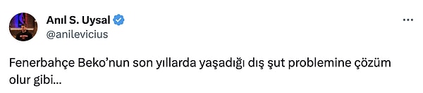 Yıldız ismin Fenerbahçe forması giymesine gelen yorumlar ise şöyleydi 👇🏻