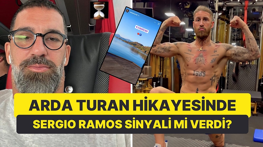 Daha Önce Transfer Duyumu Vermişti: Arda Turan, Sergio Ramos Galatasaray'da Demek mi İstiyor?