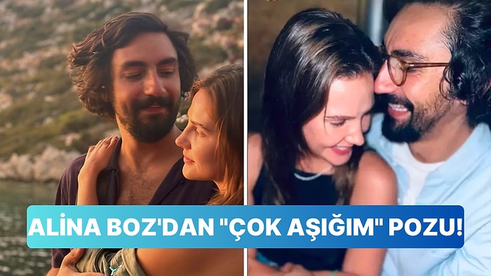 Alina Boz'dan "Çok Aşığım" Pozu! Sevgilisi Umut Evirgen İle Yeni Bir Paylaşım Yaptı