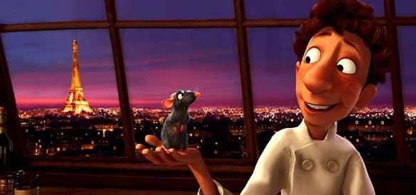 1. Bir animasyondan çok daha fazlasıyla başlayalım. Ratatouille (2007). Sevdin mi sevmedin mi?