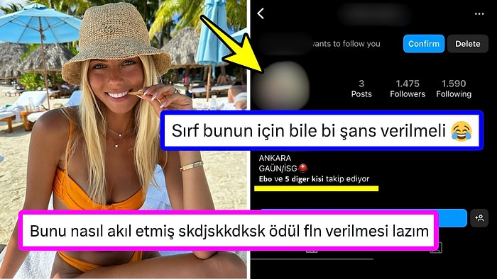 Instagram'da Takip İsteği Kabul Edilsin Diye Beyninin Yüzde Yüzünü Kullanan Kişiye Şapka Çıkaracaksınız!