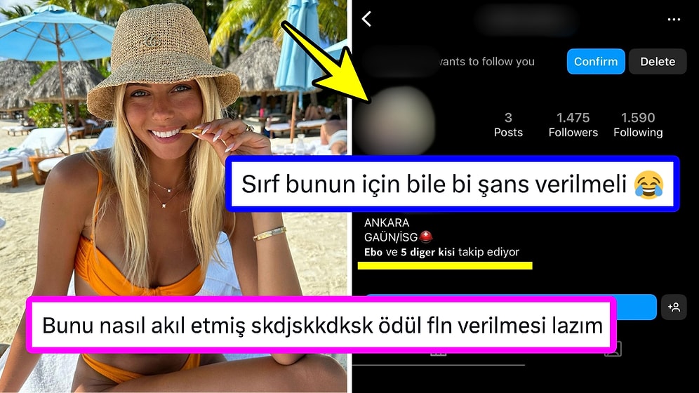 Instagram'da Takip İsteği Kabul Edilsin Diye Beyninin Yüzde Yüzünü Kullanan Kişiye Şapka Çıkaracaksınız!