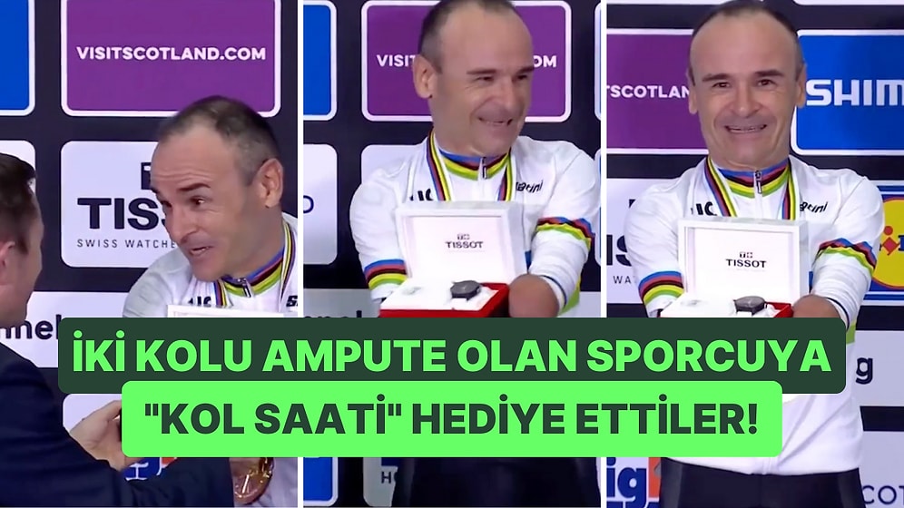 Tarihin En Kötü Ödül Töreni: Ampute Sporcuya Kol Saat Hediye Ettiler!
