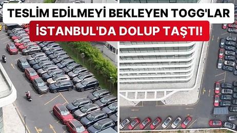 T10X'ler Güneşleniyor: İstanbul'da Teslim Edilmeyi Beklenen Yüzlerce Togg Dışarıda Görüntülendi!