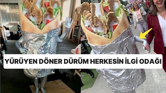 Kanada'da Tasarlanan Döner Dürüm Kostümünü Satın Almak İsteyen Döner Restoranları Kıyasıya Rekabet Etti