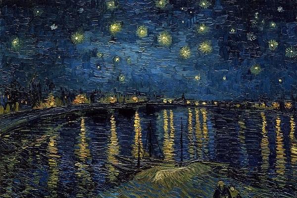 5. Dünya çapında ün kazanan Yıldızlı Gece, 1889 yılında resmedildi. Ancak bir yıl önce, Van Gogh, Yıldızlı Gece'nin ilk versiyonunu yaratmıştı bile.