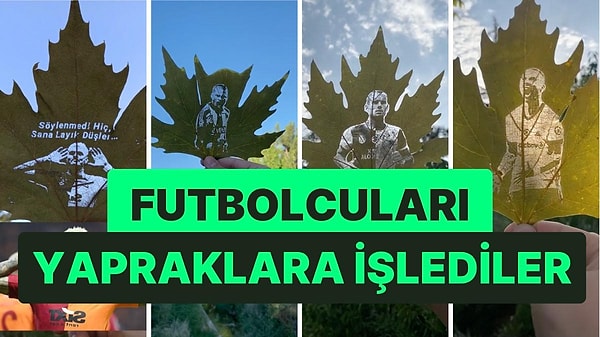 8- Yapraklar üzerinden harika sanat eserleri ortaya çıkaran hesabın videoları sosyal medyada viral oldu.