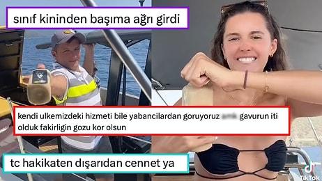 Türkiye'de Tatil Yapan Yabancı Bir Turistin Videosu Sosyal Medyada "Ülke Onlara Cennet Bize Cehennem" Dedirtti