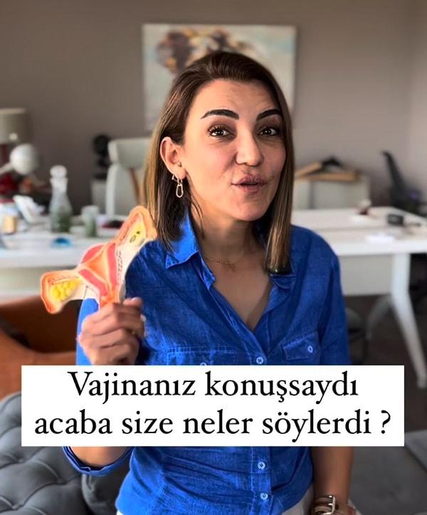 "Vajinanız konuşsaydı size ne söylerdi?" konusu üzerine bir video çeken Erdoğan'ın bu paylaşımına Twitter'da epey ilginç yanıtlar geldi.