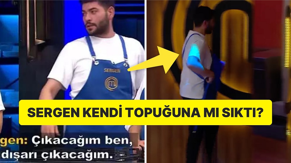 Tartışmalarıyla Gündemden Düşmüyor: MasterChef'ten Sergen'in Eleneceği İddia Edildi