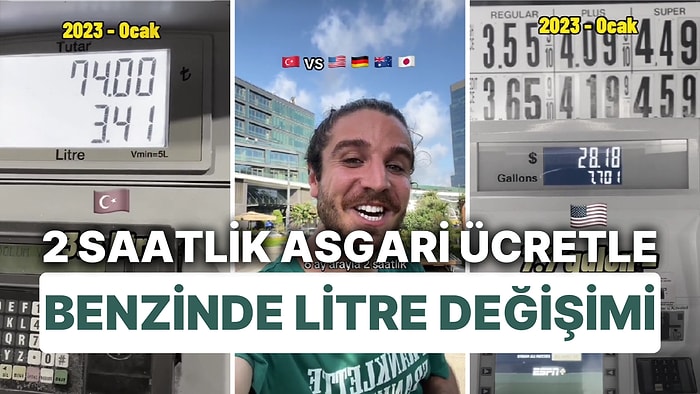 Tiktok Fenomeni Mert Genco 2 Saatlik Asgari Ücretle 6 Ay Arayla Kaç Litre Benzin Alındığını Hesapladı