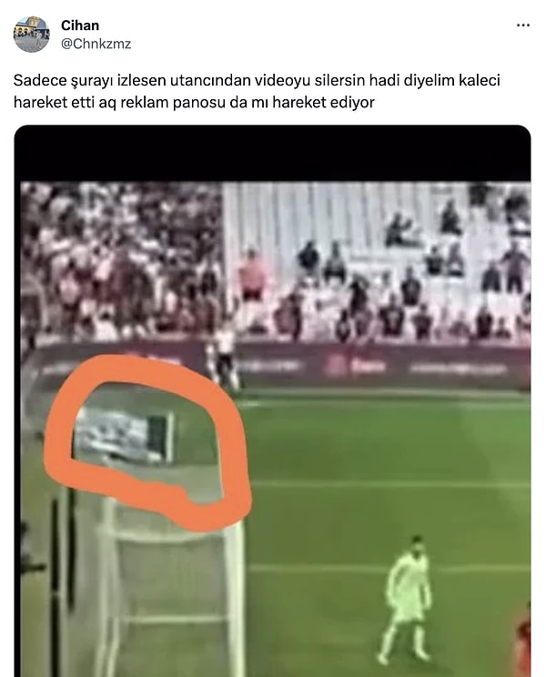 Yere serilen reklamın da hareket ettiğini söyleyenler vardı👇