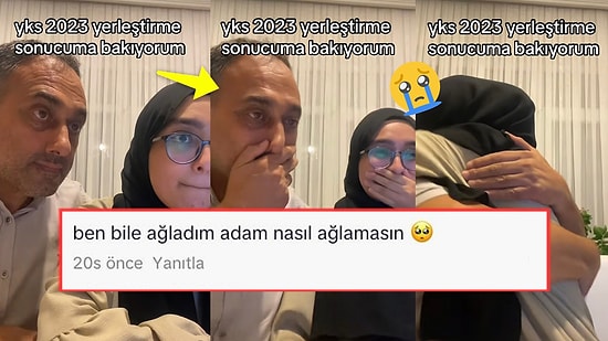 Kızının YKS Yerleştirme Sonucunu Görünce Gözyaşlarını Tutamayan Baba İzleyenleri Duygulandırdı!