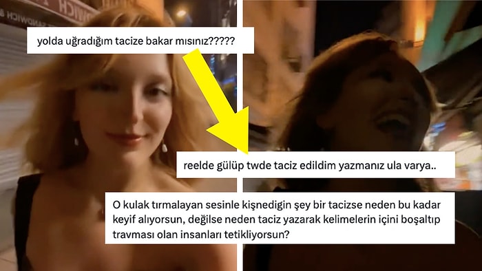 Yolda Video Çeken Kadına Laf Atan Erkek Sosyal Medyada 'Bu Taciz mi, Değil mi?' Tartışması Yarattı