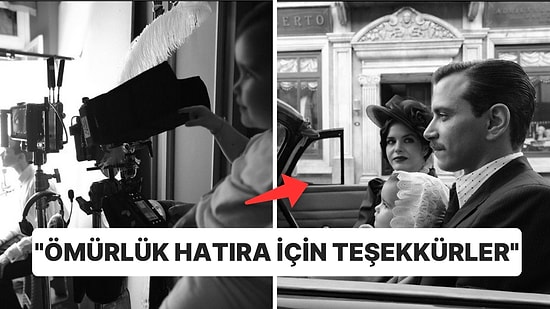 Selahattin Paşalı'dan, Eşi Lara ve Kızı Pera'yla Adeta Geçmişe Yolculuk Yaptıkları Set Pozları!