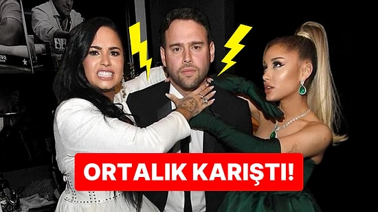 Masadan Eksiliyor Dostlar: Ariana Grande ve Demi Lovato da Menajerleri Scooter Braun ile Yollarını Ayırdı!