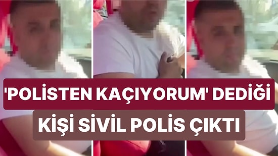 Yolcu Seçtiği İçin 'Polisten Kaçıyorum' Bahanesi Uyduran Taksicinin Konuştuğu Kişi Sivil Polis Çıktı