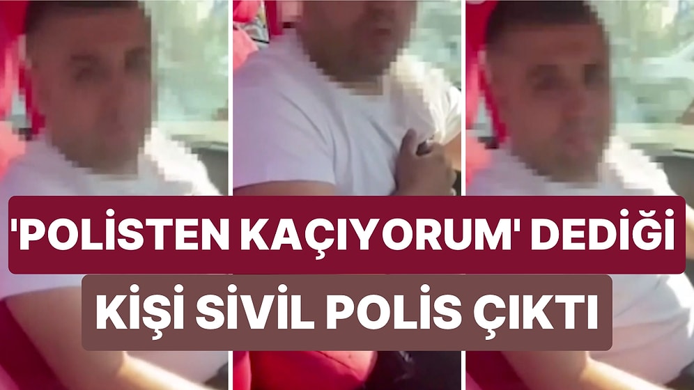 Yolcu Seçtiği İçin 'Polisten Kaçıyorum' Bahanesi Uyduran Taksicinin Konuştuğu Kişi Sivil Polis Çıktı