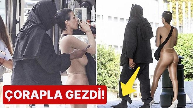 Delidir Ne Yapsa Yeridir! Kanye West ve Eşi Bianca Censori'nin Göz Kanatan İtalya Kombinleri