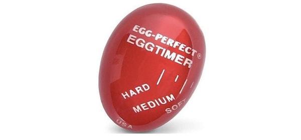 8. Yumurtayı her seferinde mükemmel pişirmenizi sağlayacak zamanlayıcı 👇🏻