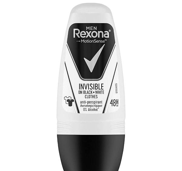 Rexona Erkek Deodorant Roll On Invisible Black White