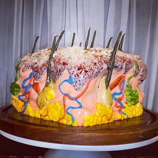 10. Deriden ilham alınarak yapılmış bu leziz kek.