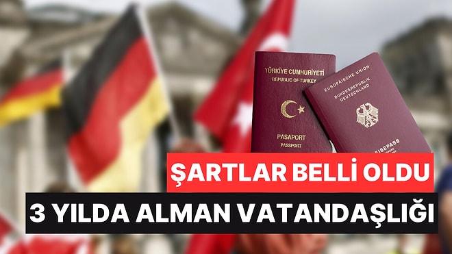 Türklere 3 Yılda Vatandaşlık: Almanya'da Yeni Vatandaşlık Yasası'nın Detayları Belli Oldu