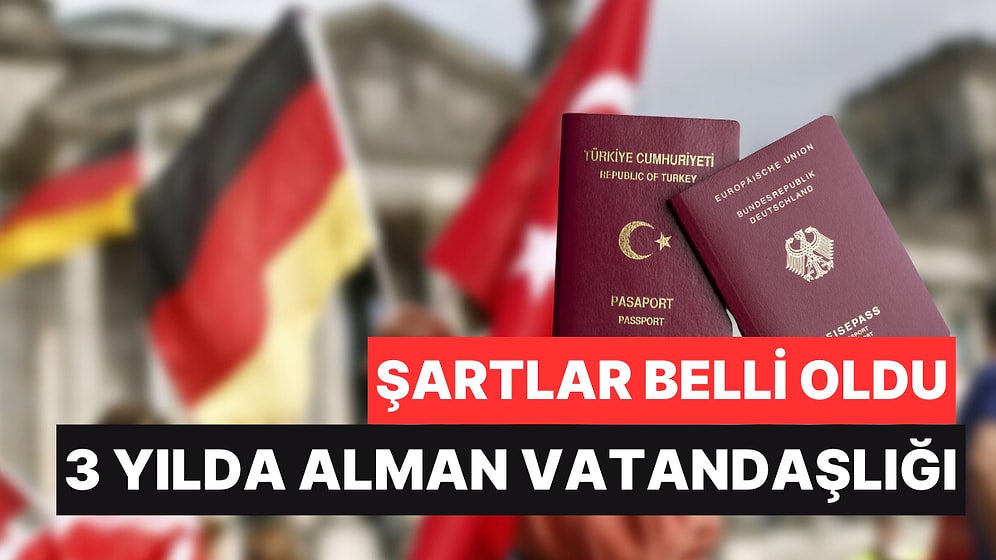 Türklere 3 Yılda Vatandaşlık: Almanya'da Yeni Vatandaşlık Yasası'nın Detayları Belli Oldu
