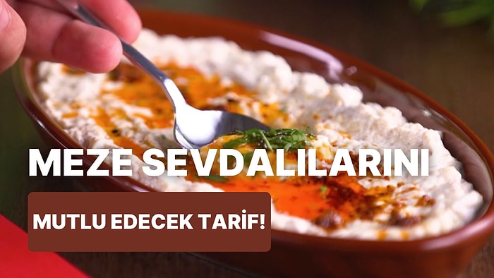 Masaları Şenlendirip Lezzetlendiren Tahinli Köz Patlıcan Mezesi Nasıl Yapılır?