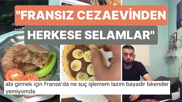 9-  'Fransa Cezaevinde Bir Gün' konseptiyle ironi yaptığı videolar paylaşan Tiktok kullanıcı yaptığı paylaşımlarla çok konuşuldu.