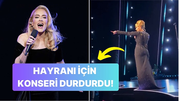 Hasret Kaldık İnce Düşüncelere: Adele Bir Hayranı İçin Konserini Durdurdu