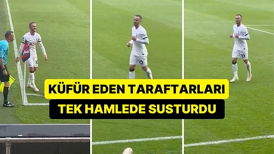Kendisine Küfür Eden Taraftarları Zekasıyla Susturan ve Güldüren Futbolcuyu Ayakta Alkışlayacaksınız