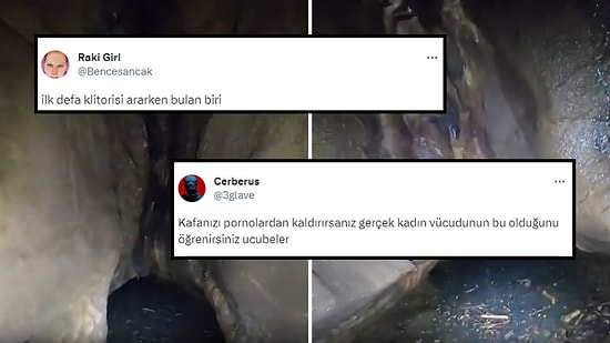 Girişi Vajinaya Benzetilen Mağara Görüntüsü Goygoyculara Malzeme Oldu: 'İlk Defa Klitorisi Ararken Bulan Biri'