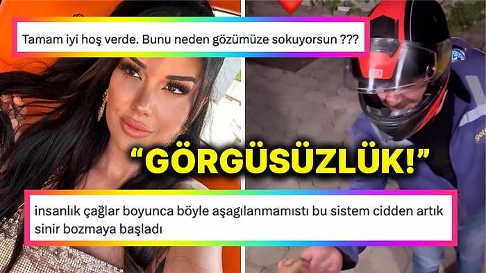 Sipariş Getiren Kuryeye Altın Verdiği Anları Paylaşan Dilan Polat'ın Tavırlarına Tepki Yağdı!