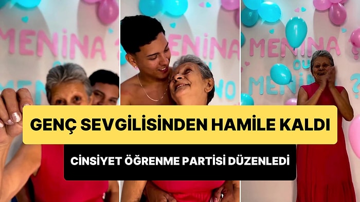 Genç Sevgilisinden Hamile Kalan Yaşlı Kadının Çocuğu İçin Düzenlediği Cinsiyet Öğrenme Partisi Gündem Oldu