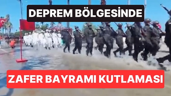 30 Ağustos Zafer Bayramı Deprem Bölgesinde de Tüm Zorlu Hava Koşullarına Rağmen Coşkuyla Kutlandı