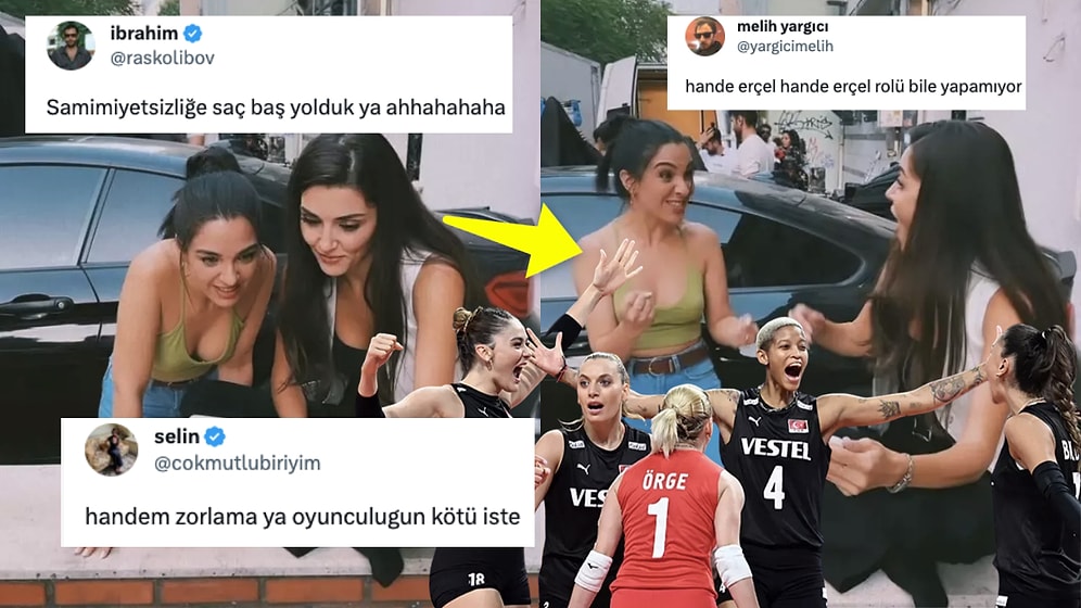 Filenin Sultanları'nı İzlerken Verdiği Tepkiler Samimiyetsiz Bulunan Hande Erçel Oyunculuğunu Sorgulattı