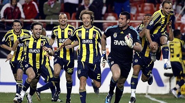 Fenerbahçe ise Avrupa Şampiyonlar Ligi'nde en büyük başarısına 2007-2008 sezonunda ulaştı. Gruptan çıkmayı başaran Fenerbahçe, son 16 turunda İspanya'nın Sevilla takımı ile eşleşti.