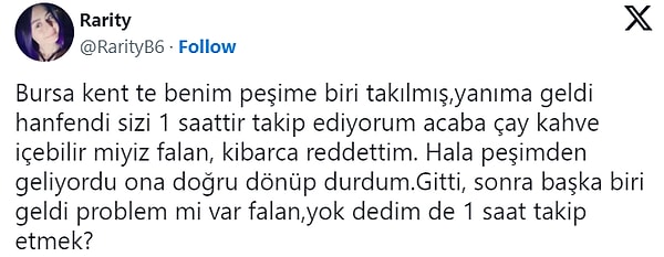 Kadınlar kendi başlarından geçen benzer olayları da paylaştılar.