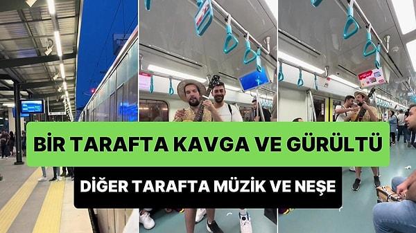 8-  TikTok'ta paylaşımlar yapan bir genç, Marmaray'da karşılaştığı bir manzarayı paylaştı. O video, 'İstanbul'un özeti' dedirtti.