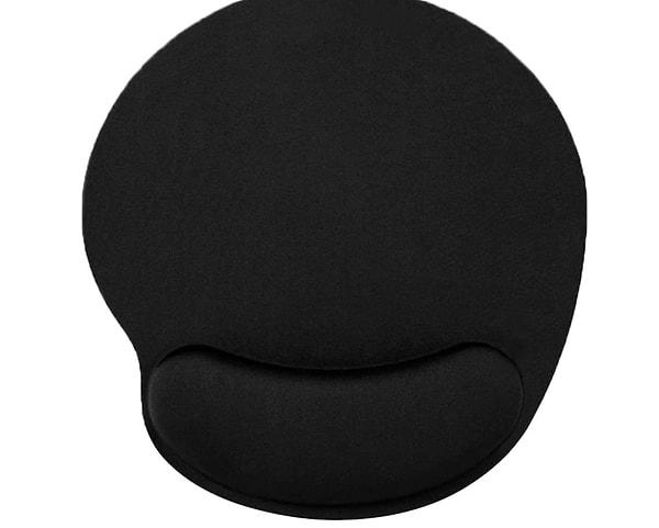 BLACK DEER Siyah Bilek Destekli Jel Mouse Pad