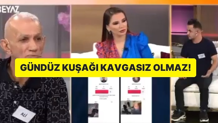 Beyaz TV Ekranlarında Kavga: Canlı Yayında Babasını Yumrukladı