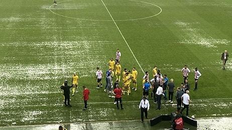 Samsunspor - İstanbulspor Maçı Yağış Nedeniyle 12. Dakikada Ertelendi