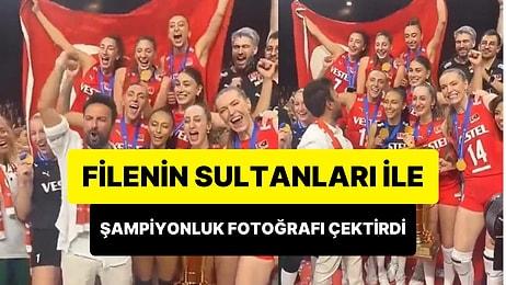 Megastar Tarkan, Filenin Sultanları ile Şampiyonluk Fotoğrafı Çektirdi